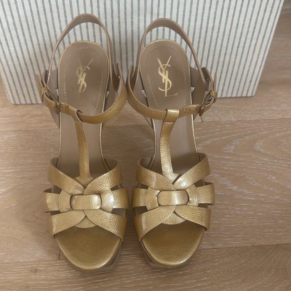 YSL Tribute Platform Heels